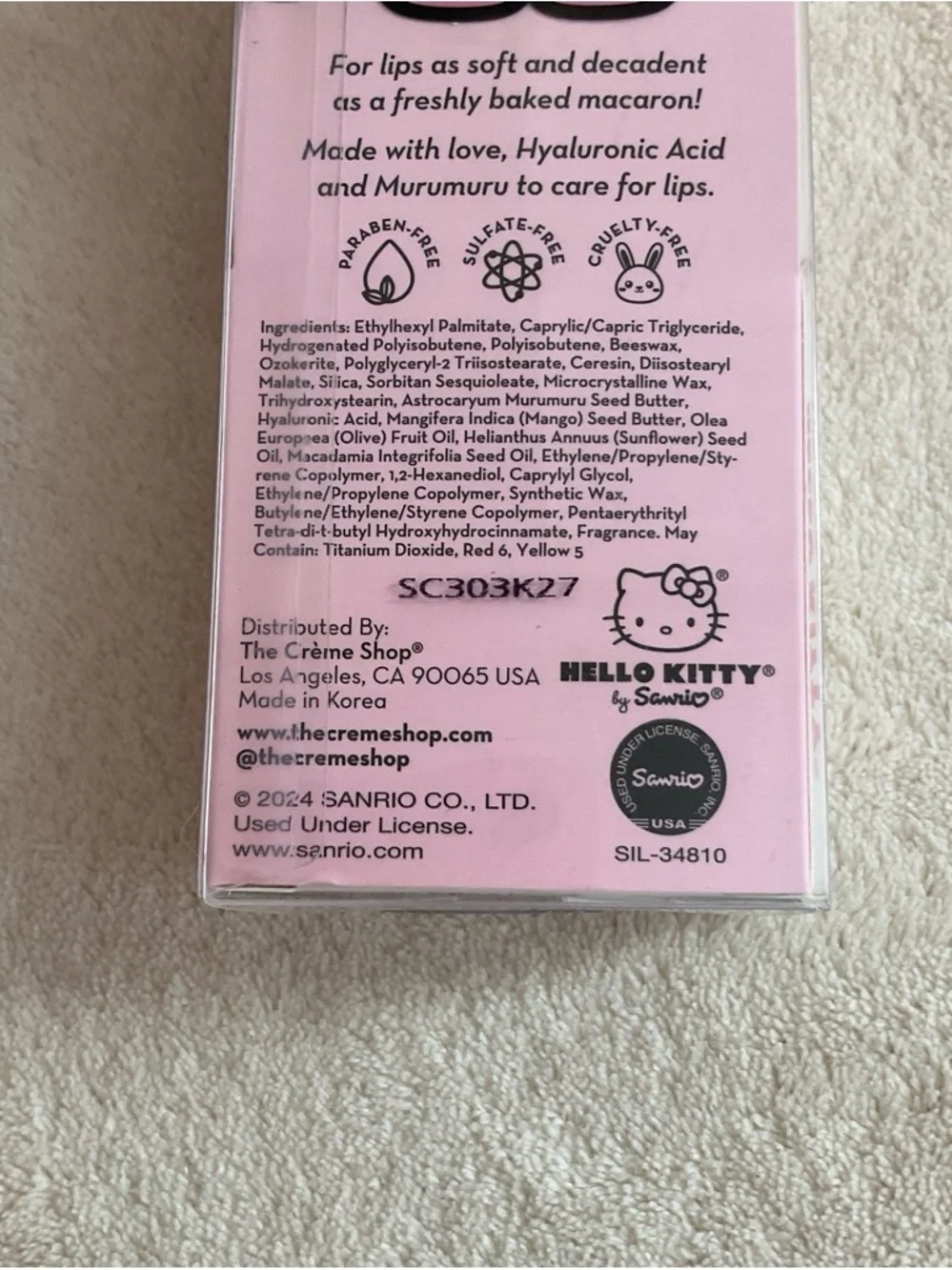 Pink Macaron Lip Balm - Moisturizing & Nourishing